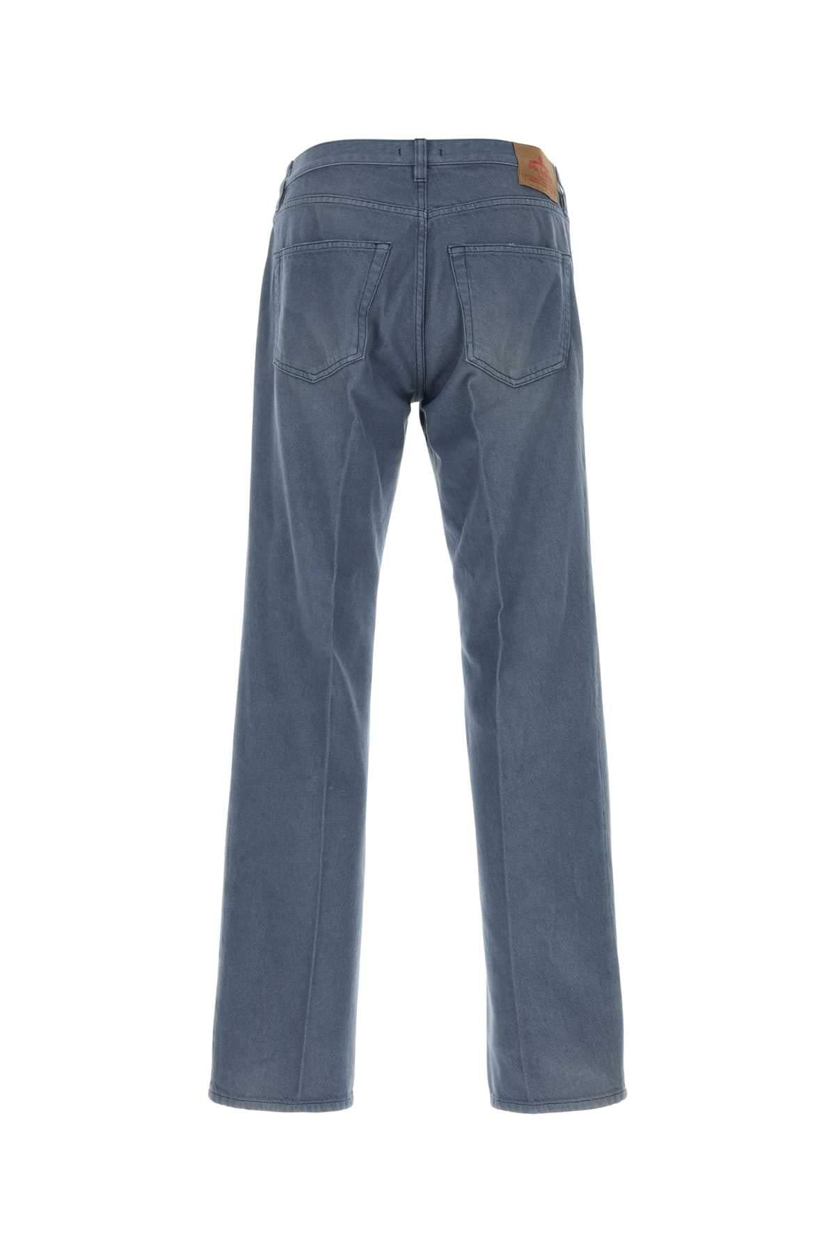 Prada Men Air Force Blue Denim Jeans PRADA
