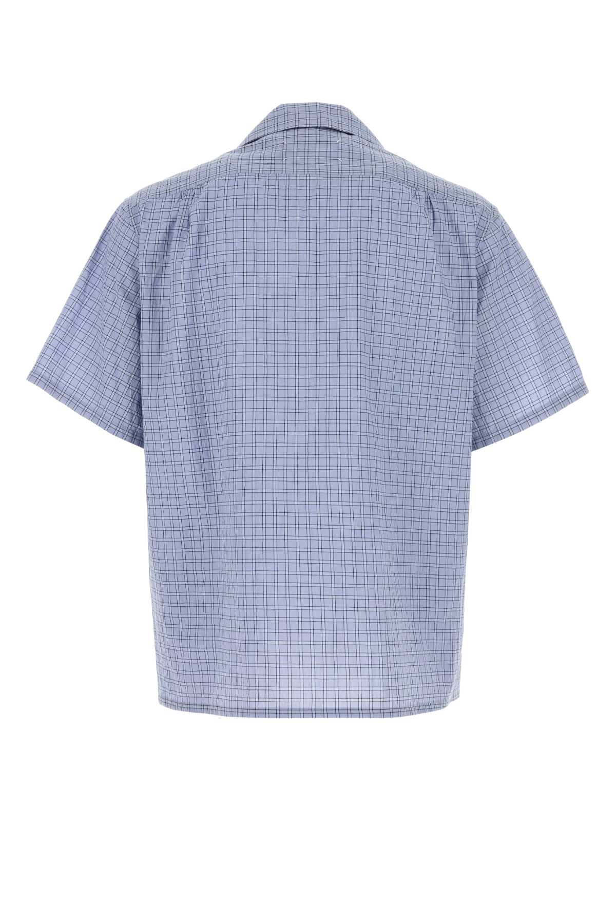 Maison Margiela Men Embroidered Stretch Cotton Shirt MAISON MARGIELA