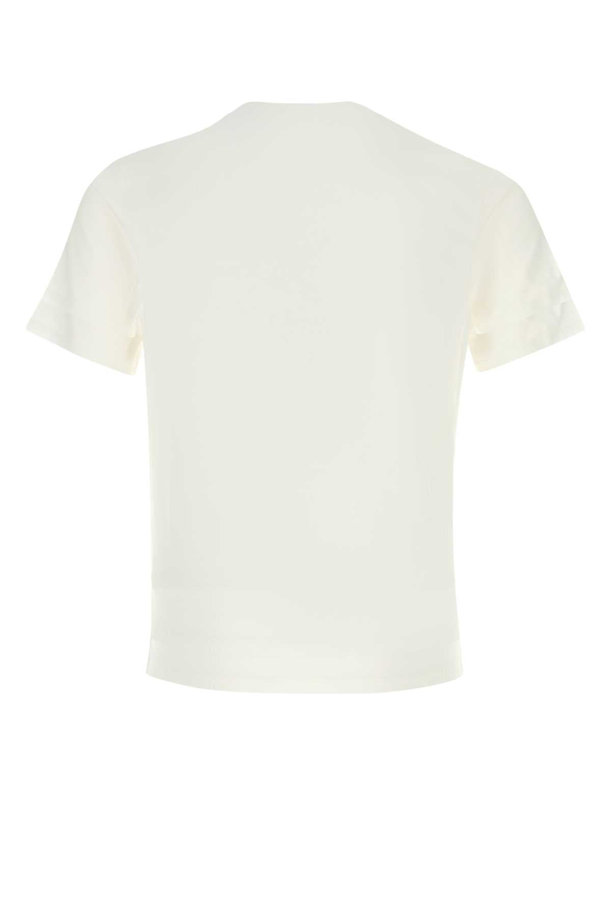 Prada Men White Cotton T-Shirt PRADA