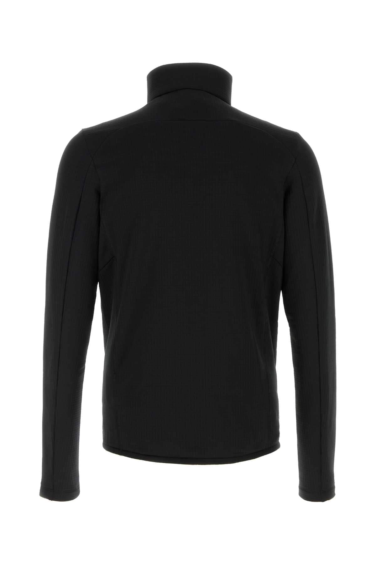 Prada Men Black Stretch Pile Sweatshirt PRADA