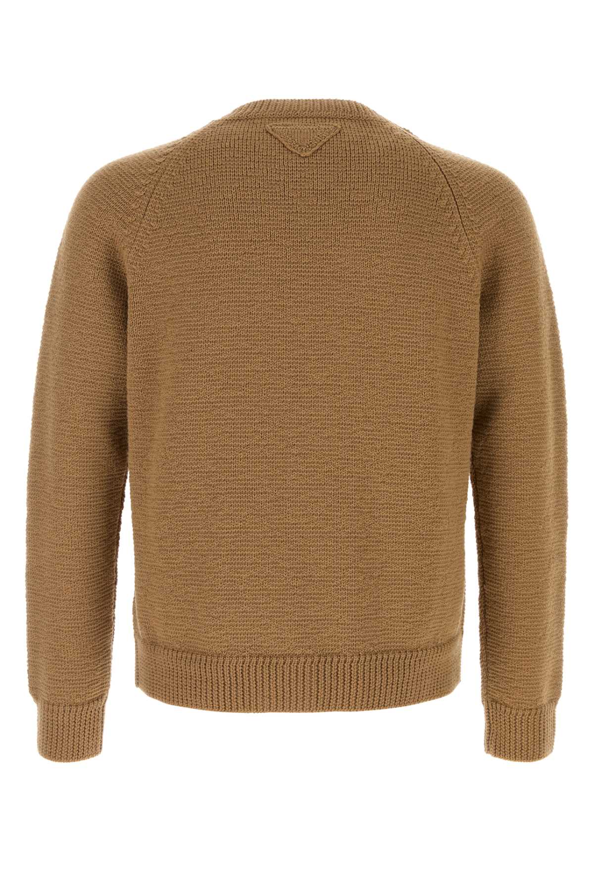 Prada Men Biscuit Wool Sweater PRADA