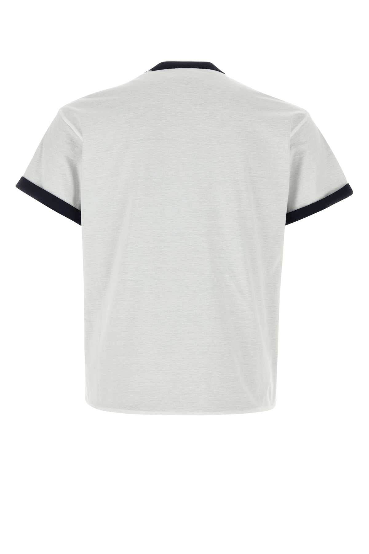 Prada Men White Cotton Reversible T-Shirt PRADA