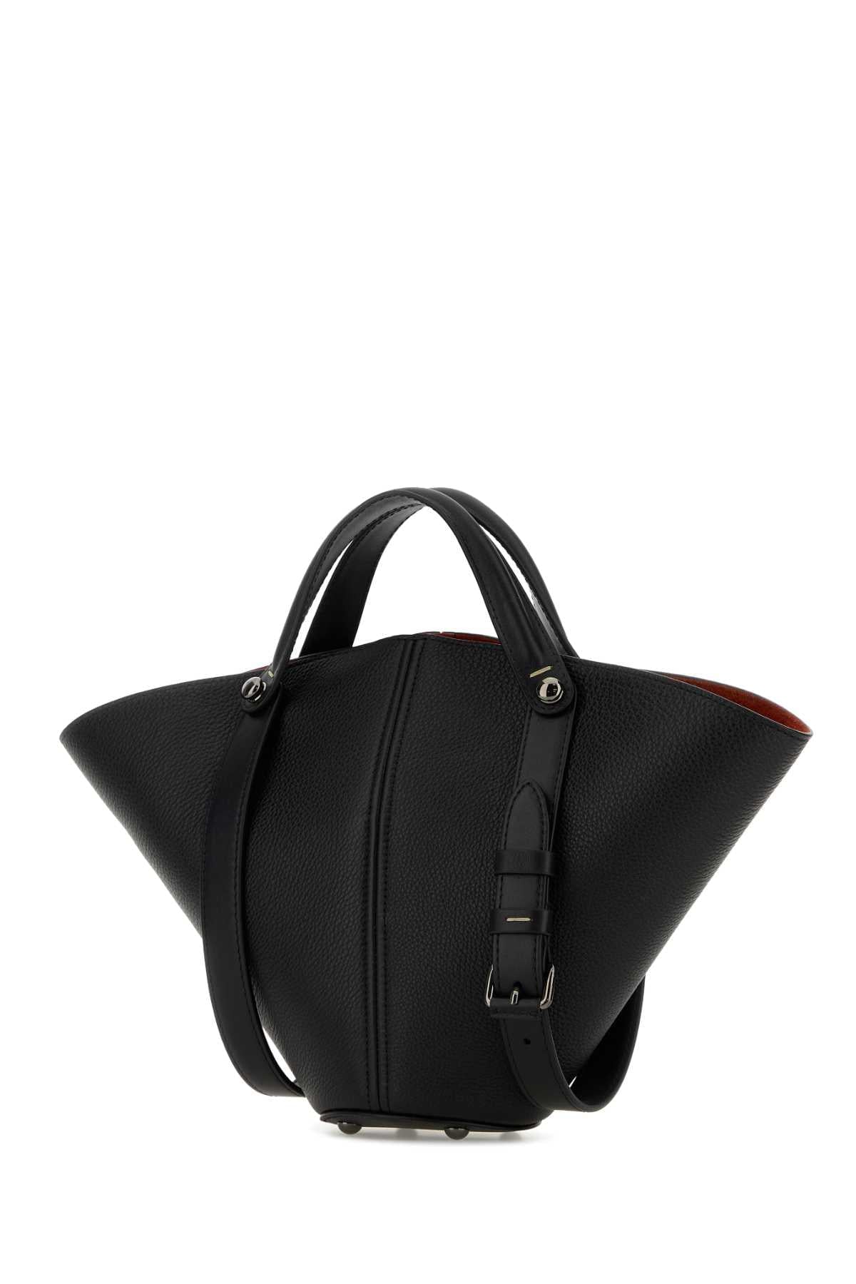 Maison Margiela Women Black Leather Bucket Bag MAISON MARGIELA
