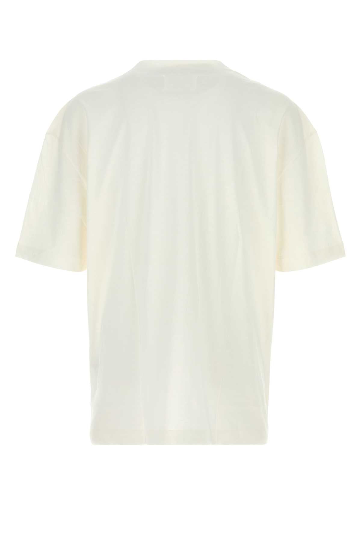 Maison Margiela Men White Cotton T-Shirt MAISON MARGIELA