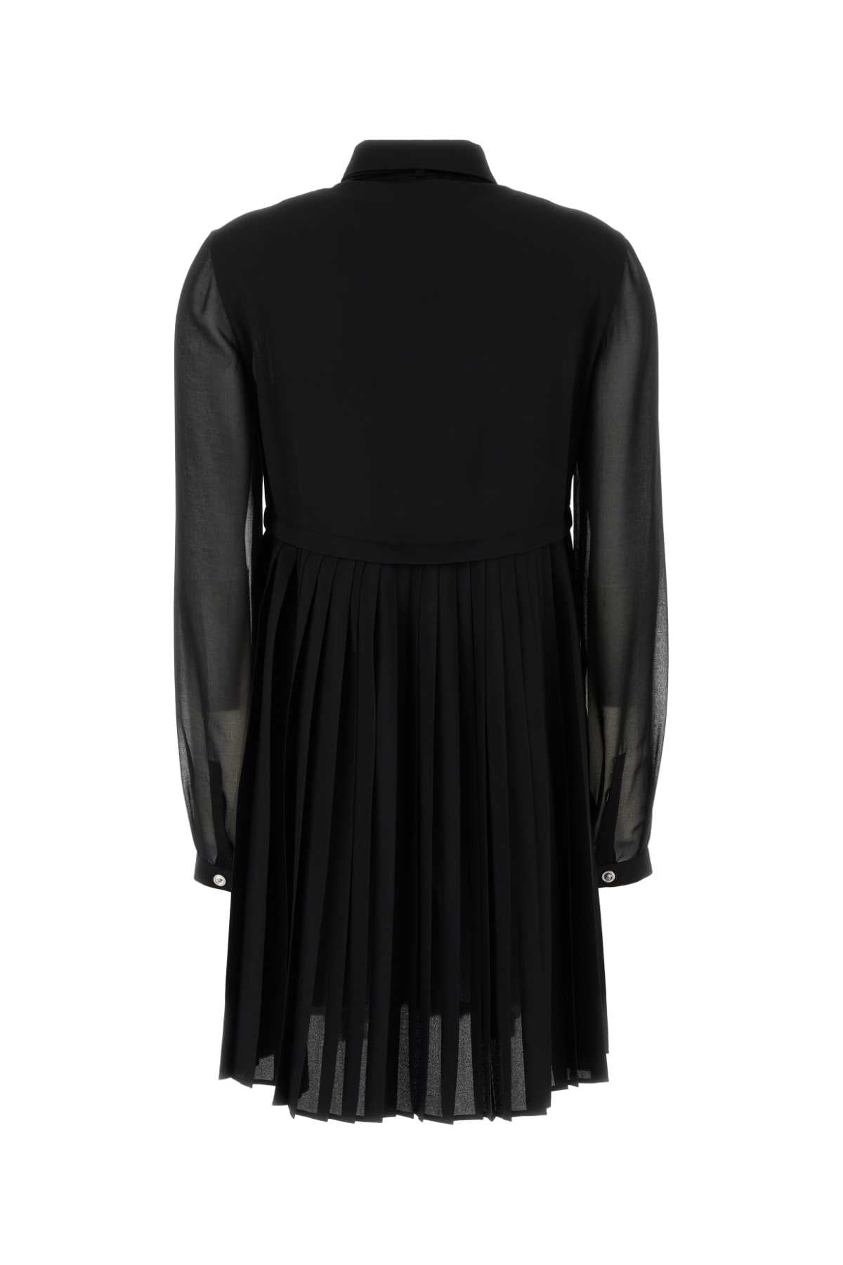 Versace Women Black Crepe Mini Dress VERSACE