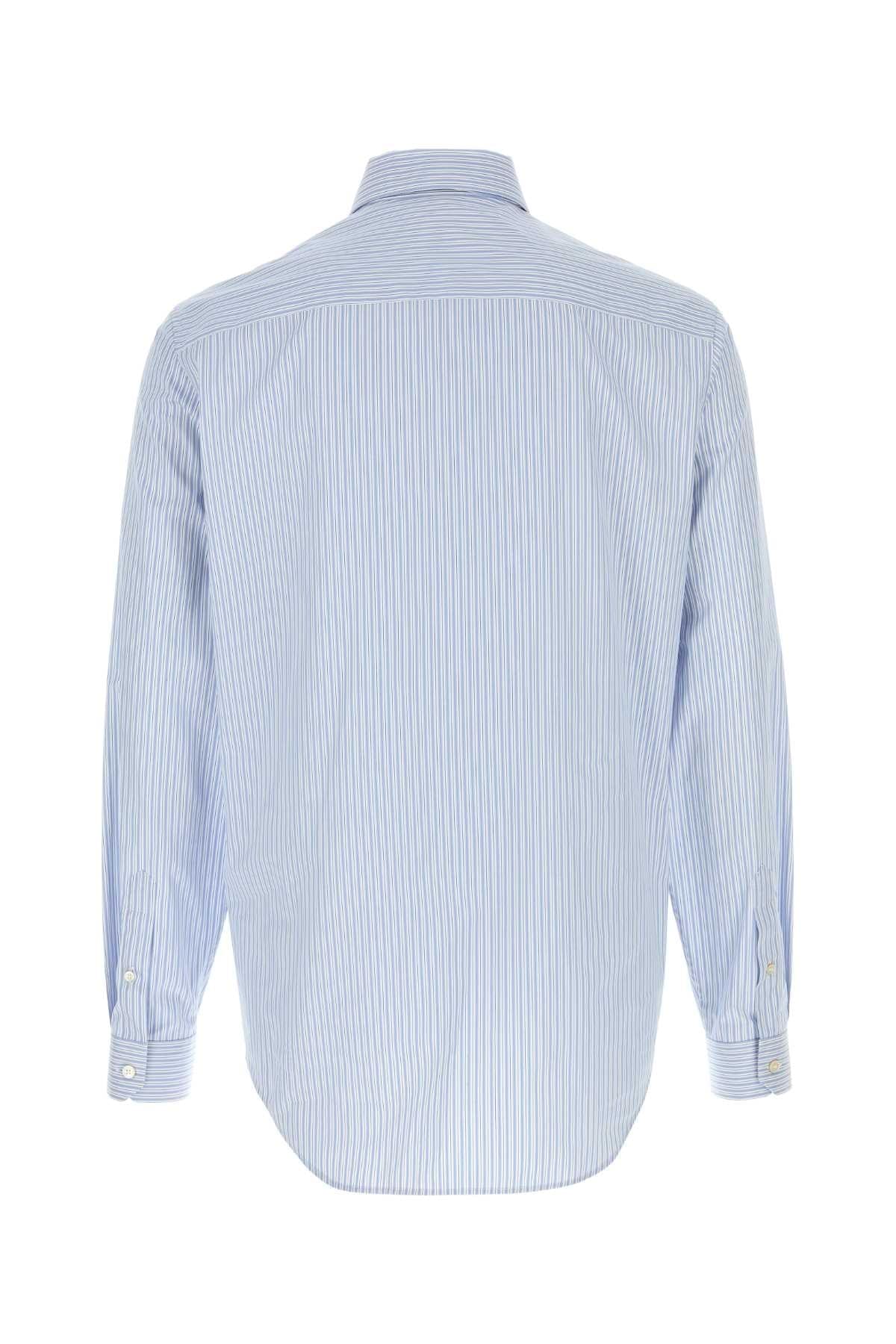 Versace Men Embroidered Poplin Shirt VERSACE