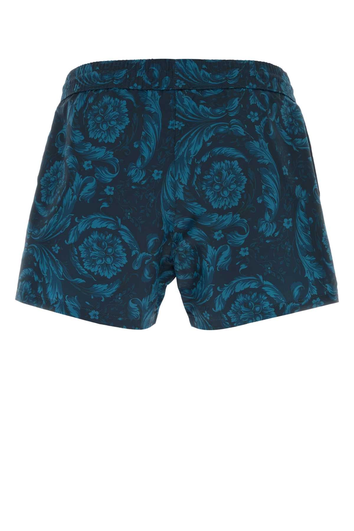 Versace Men Printed Polyester Swimming Shorts VERSACE