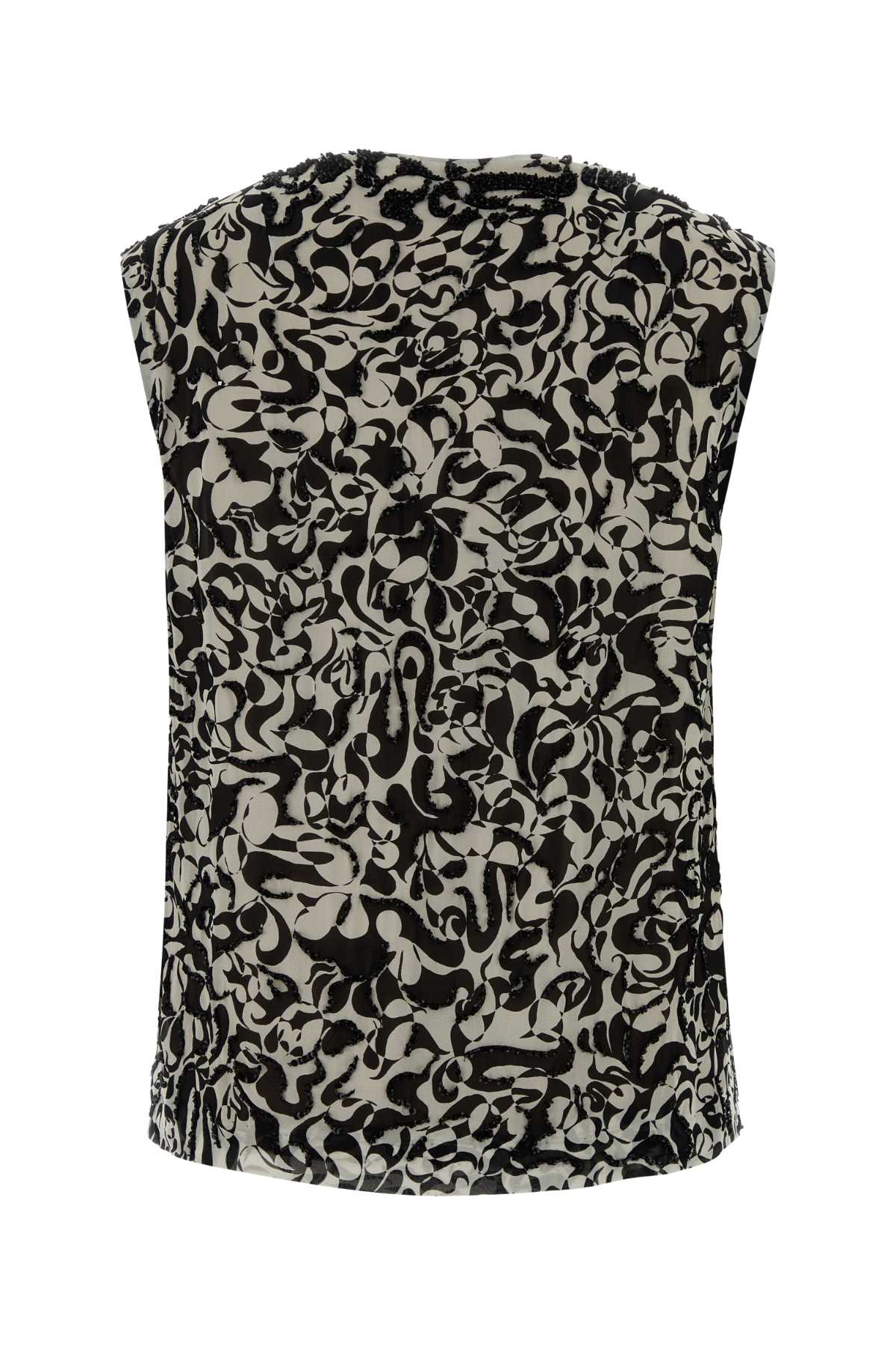 Dries Van Noten Women Printed Crepe College Top DRIES VAN NOTEN