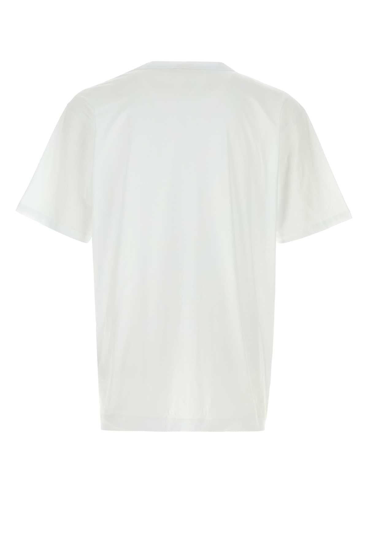 Dries Van Noten Men White Cotton Heer T-Shirt DRIES VAN NOTEN
