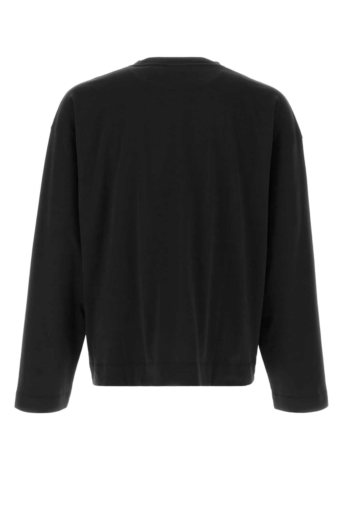 Dries Van Noten Men Black Cotton Hegland T-Shirt DRIES VAN NOTEN