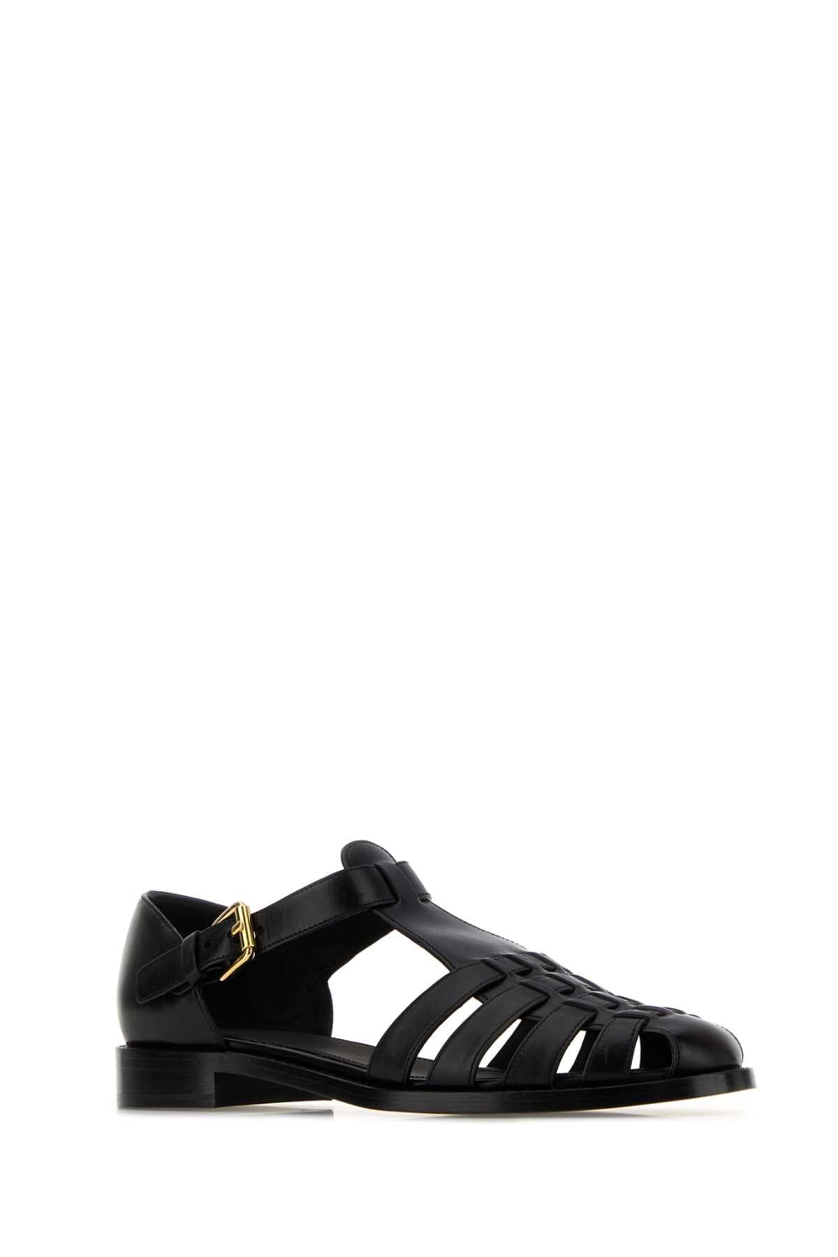 Church's Women Black Leather Kelsey Ballerinas CHURCH'S