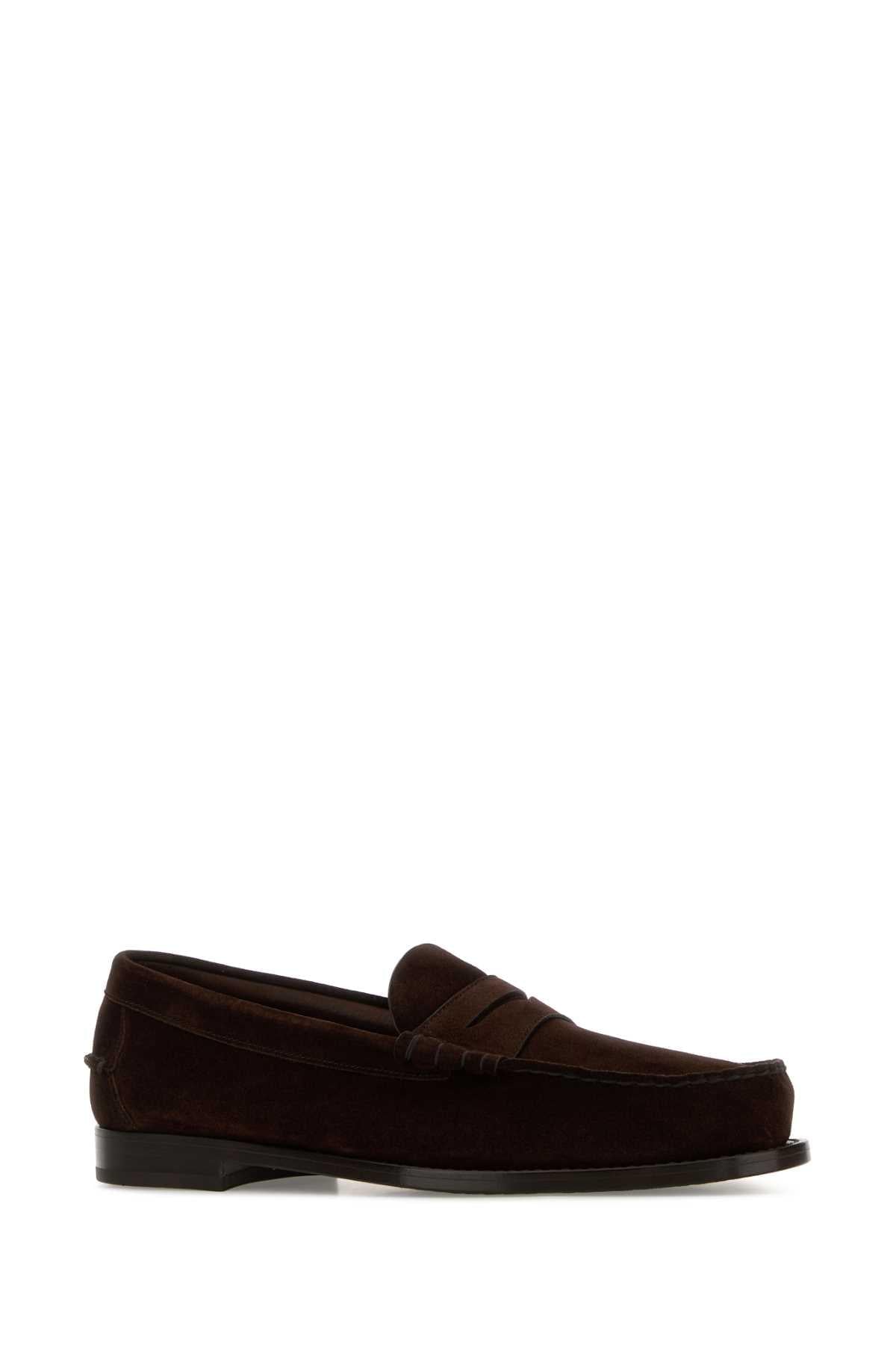 Church's Men Brown Suede Rowley Loafers CHURCH'S