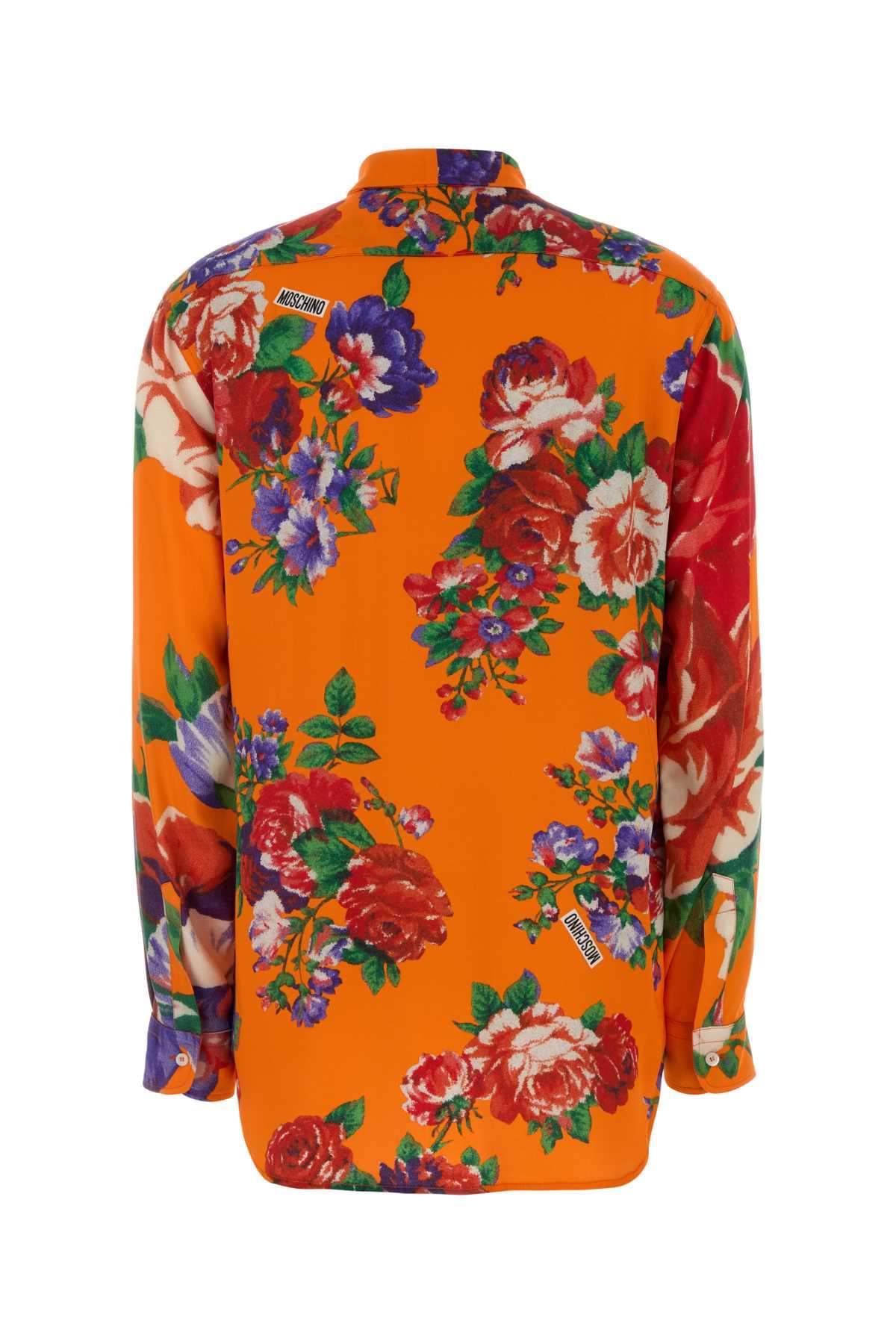Moschino Women Printed Satin Shirt MOSCHINO