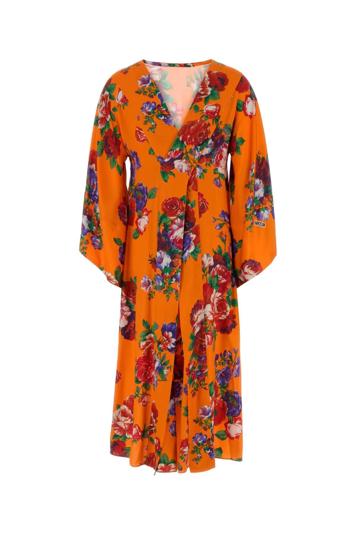 Moschino Women Printed Jersey Dress MOSCHINO