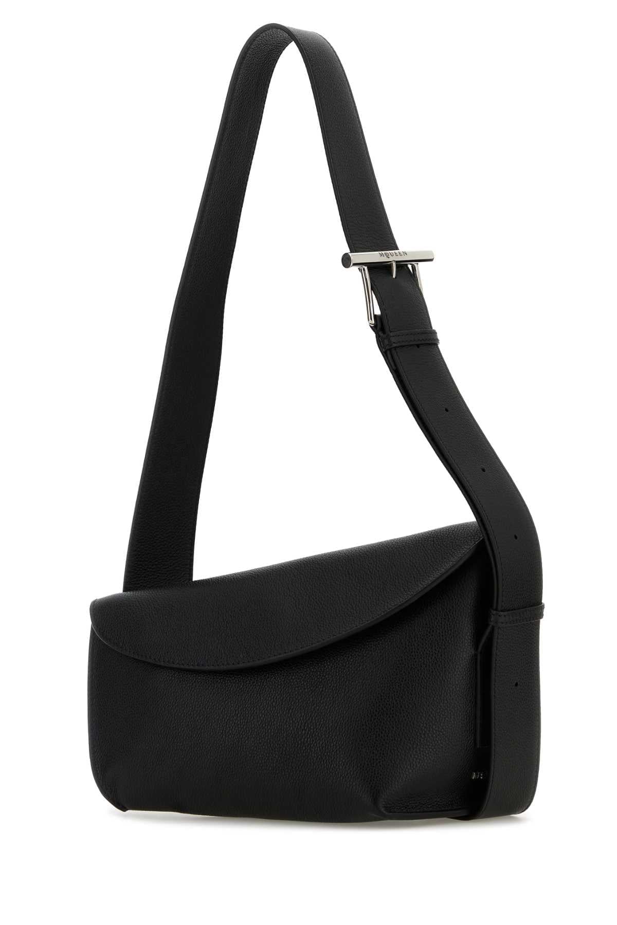 Alexander Mcqueen Men Black Large Sling T-Bar Crossbody Bag ALEXANDER MCQUEEN
