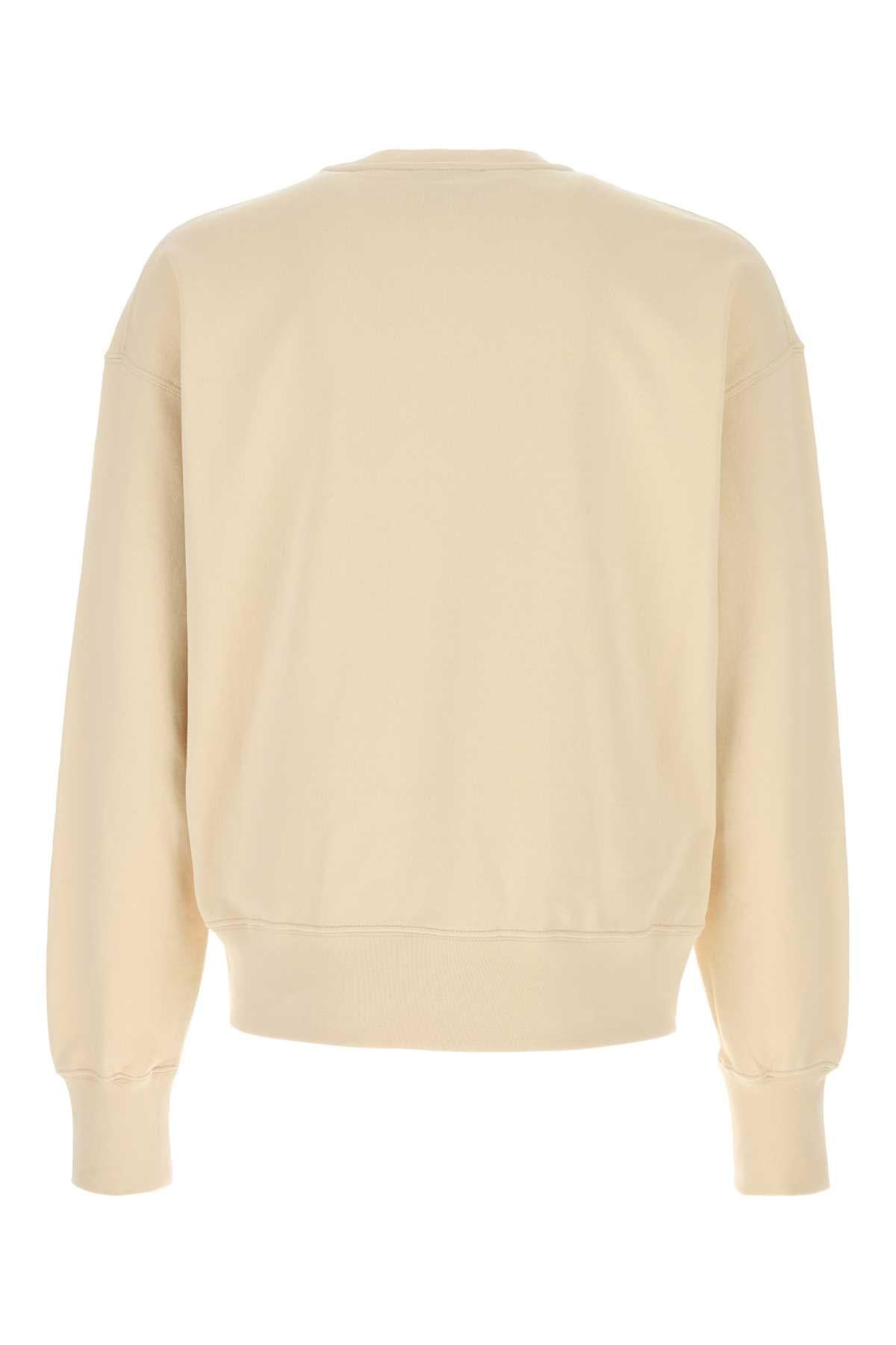 Alexander Mcqueen Men Cream Cotton Sweatshirt