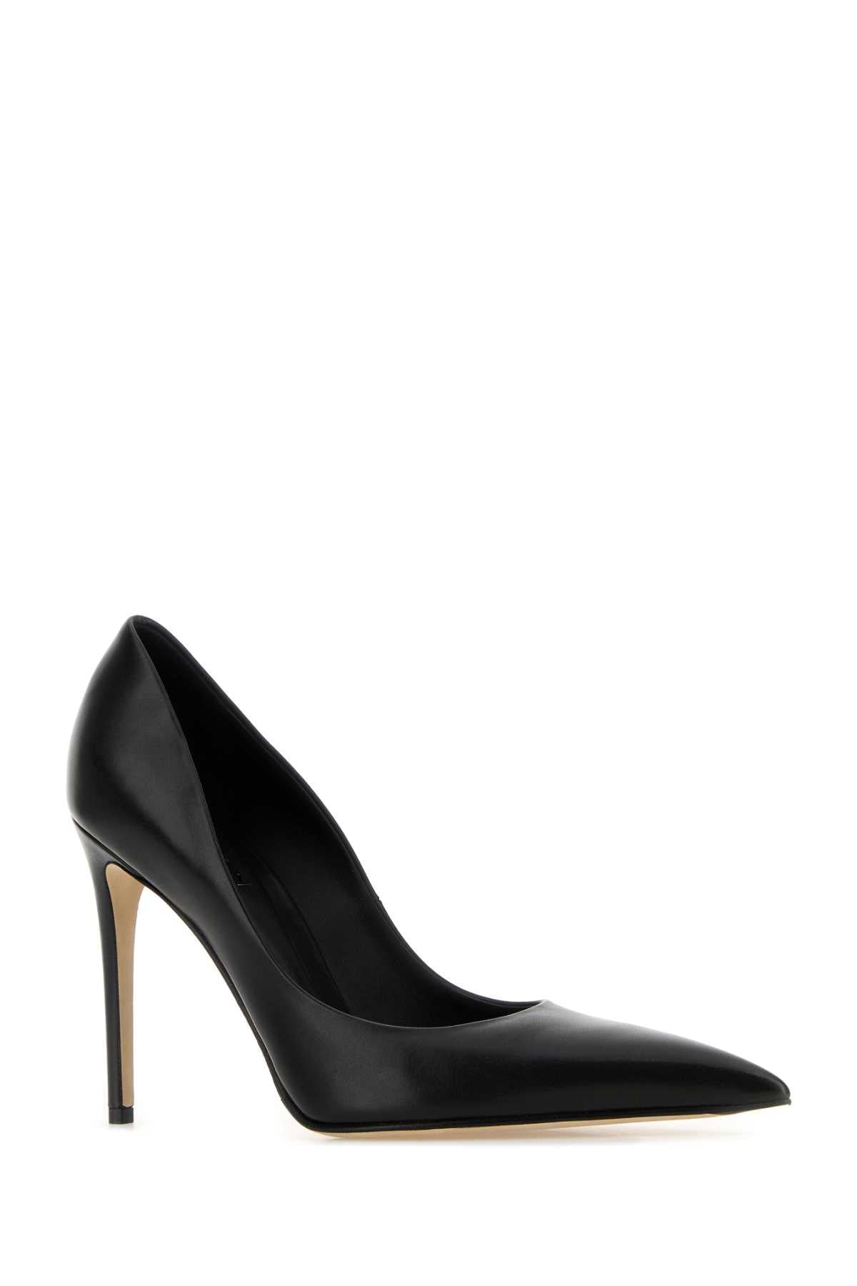 Alexander Mcqueen Women Black Leather Pumps ALEXANDER MCQUEEN