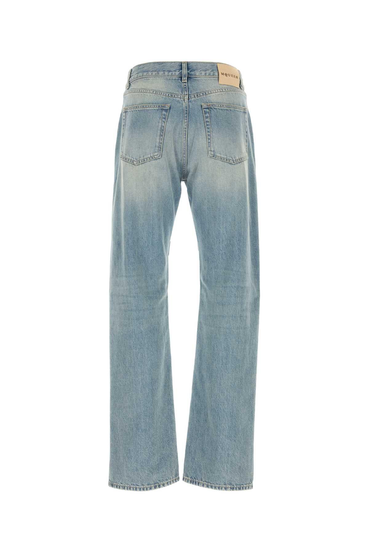 Alexander Mcqueen Men Denim Jeans ALEXANDER MCQUEEN
