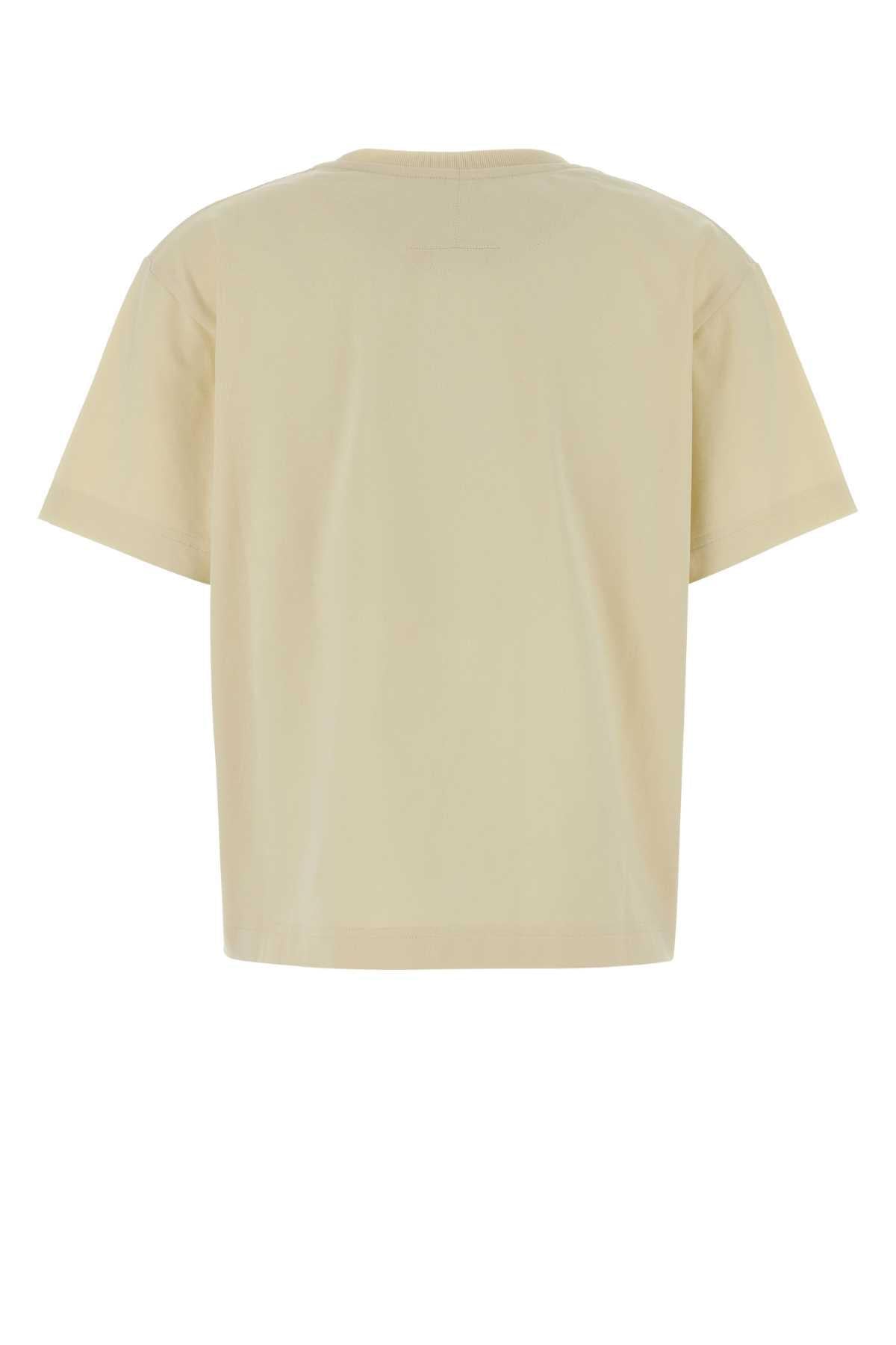 Alexander Mcqueen Women Cream Cotton T-Shirt ALEXANDER MCQUEEN