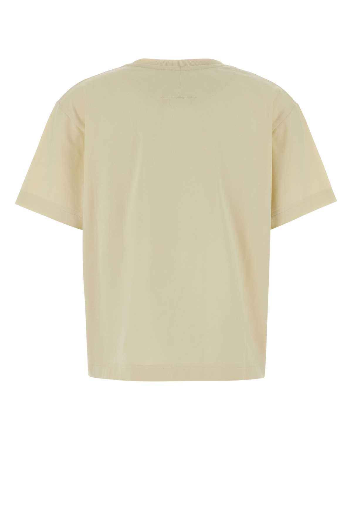 Alexander Mcqueen Women Cream Cotton T-Shirt