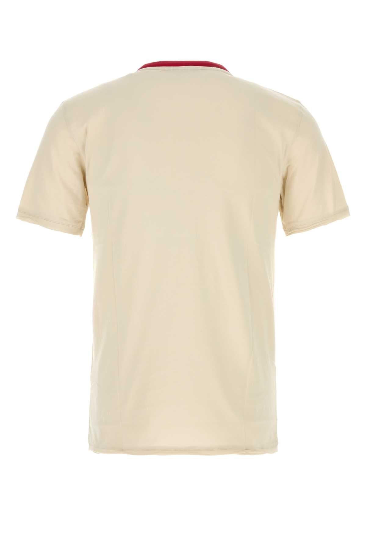 Dolce & Gabbana Men Ivory Cotton T-Shirt DOLCE & GABBANA