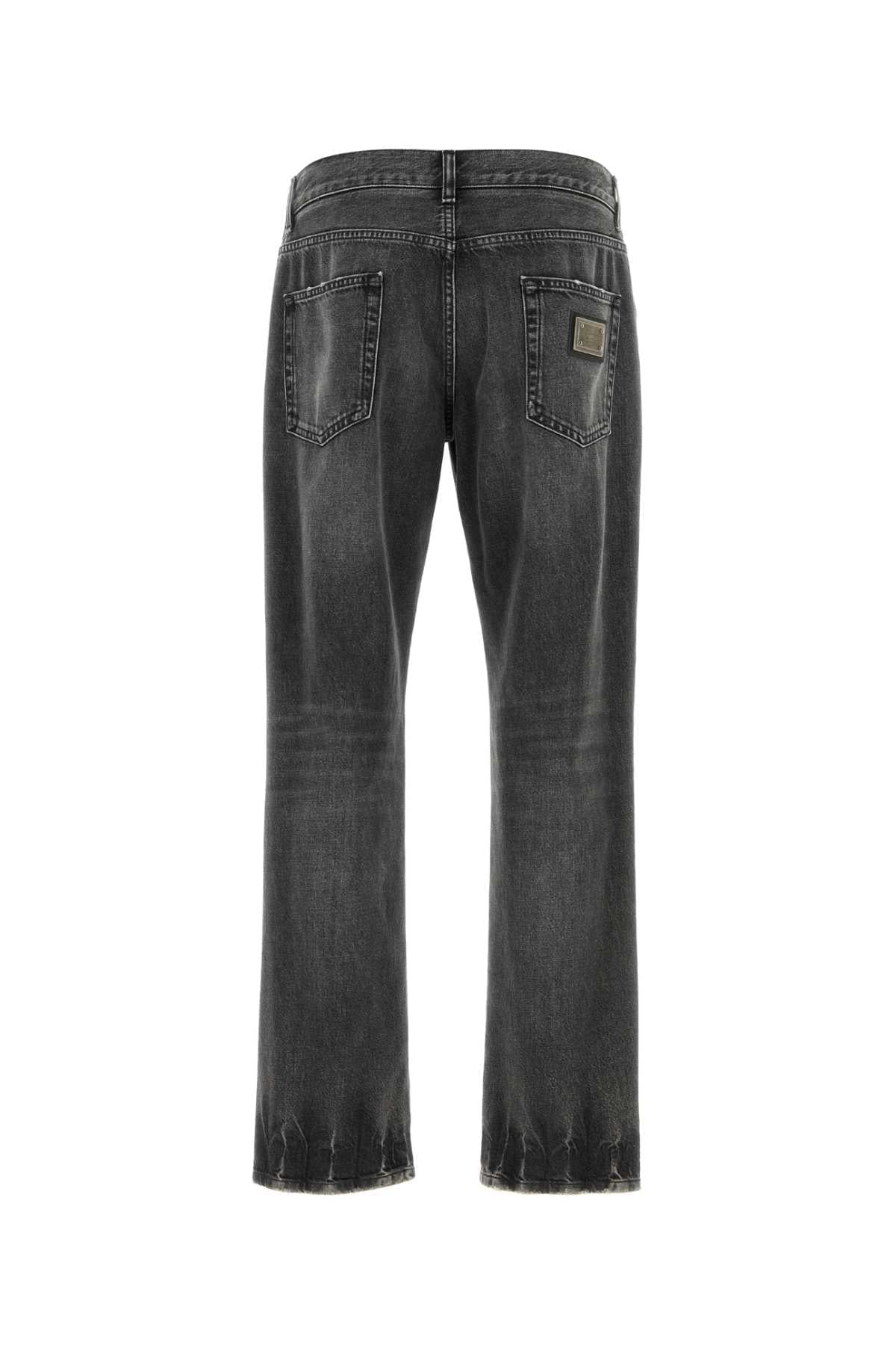 Dolce & Gabbana Men Black Denim Jeans DOLCE & GABBANA
