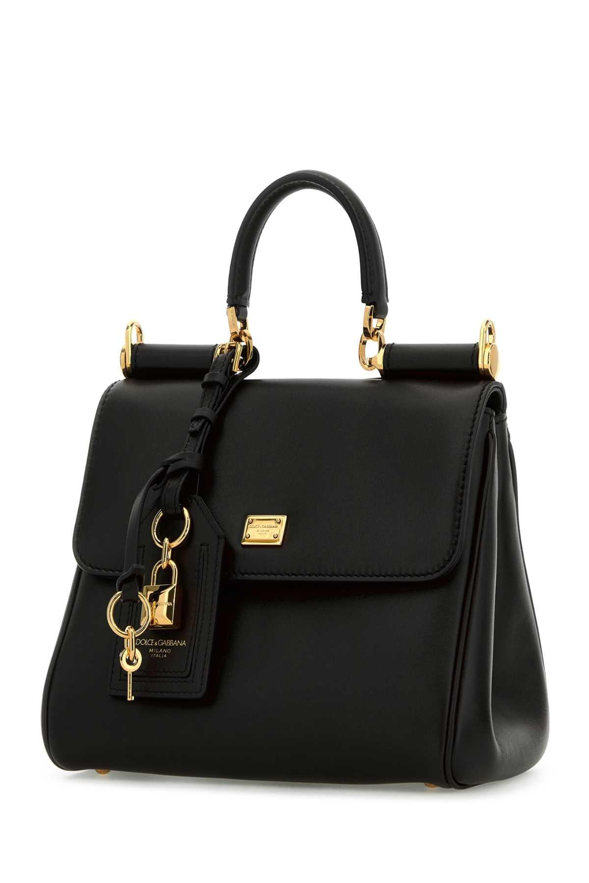 Dolce & Gabbana Women Black Leather My Sicily Handbag DOLCE & GABBANA