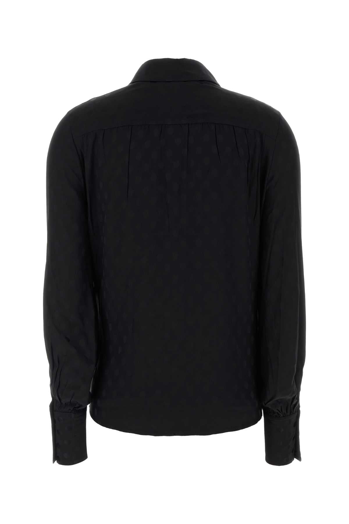 Isabel Marant Women Black Stretch Silk Teysa Shirt ISABEL MARANT