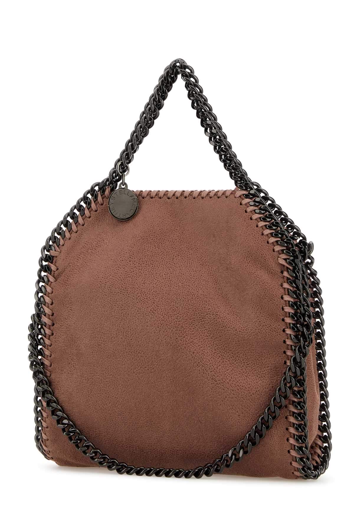 Stella Mccartney Women Antiqued Pink Shaggy Deer Mini Falabella Handbag STELLA MCCARTNEY