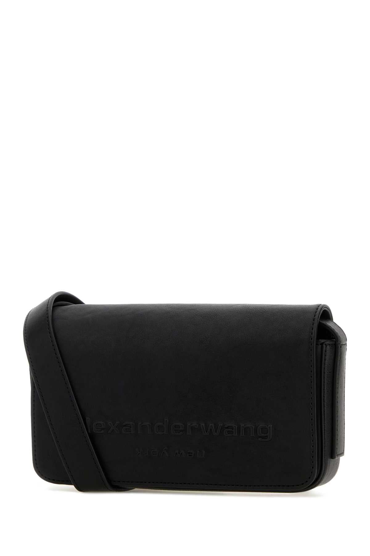 Alexander Wang Women Black Leather Punch Crossbody Bag