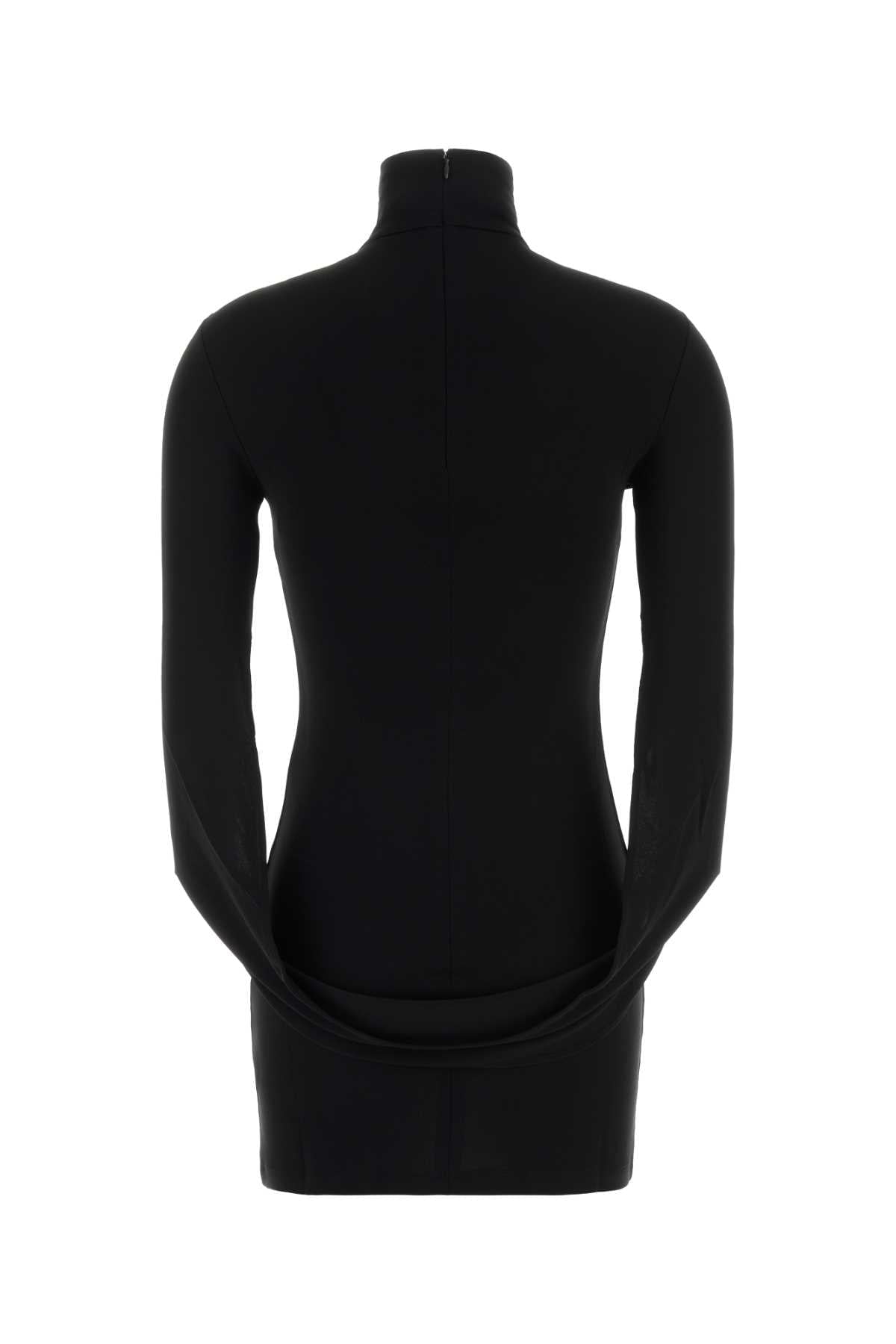Alexander Wang Women Black Stretch Jersey Mini Dress ALEXANDER WANG