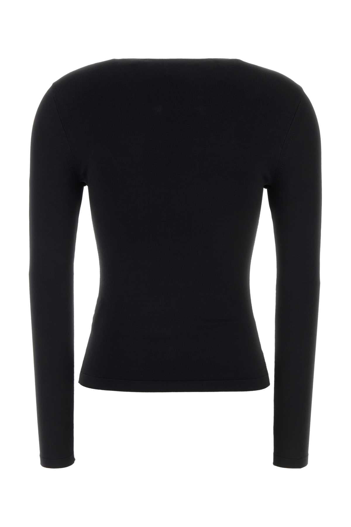 Alexander Wang Women Black Stretch Viscose Blend T-Shirt ALEXANDER WANG