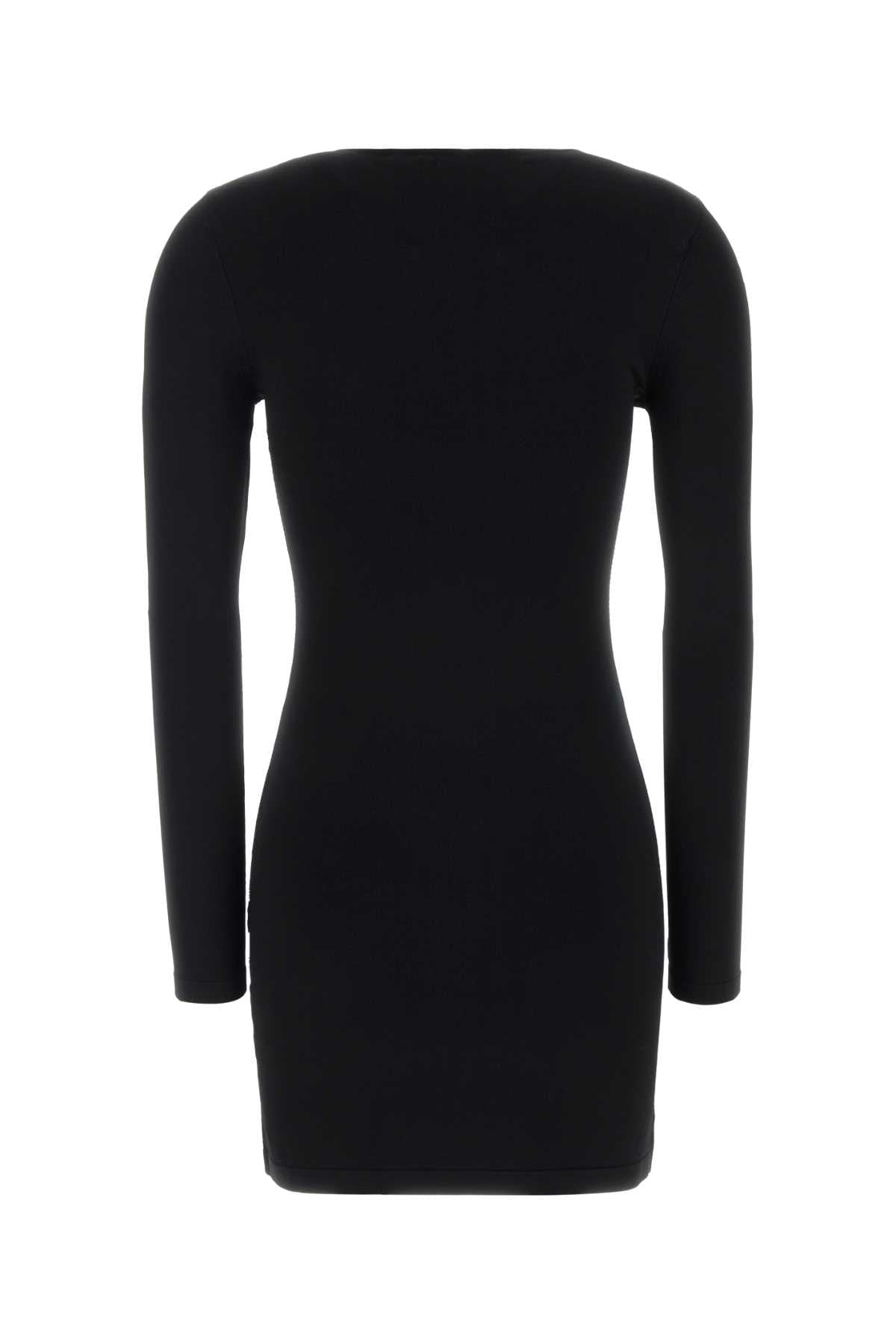 Alexander Wang Women Black Stretch Viscose Blend Mini Dress ALEXANDER WANG