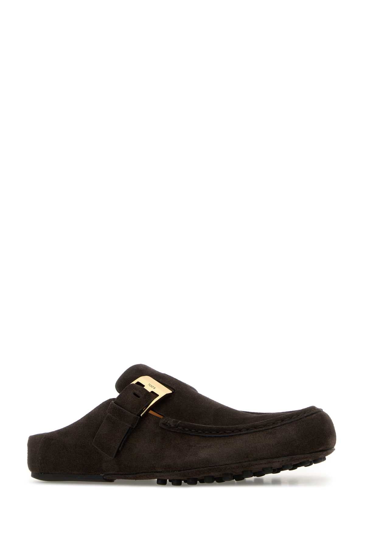 Tod's Women Dark Brown Suede Slippers TOD'S