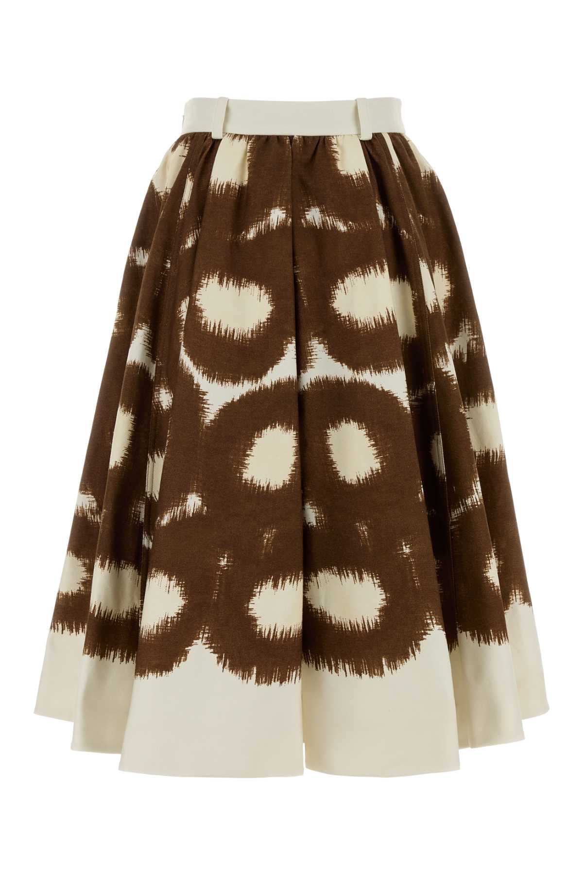 Prada Women Printed Cotton Skirt PRADA