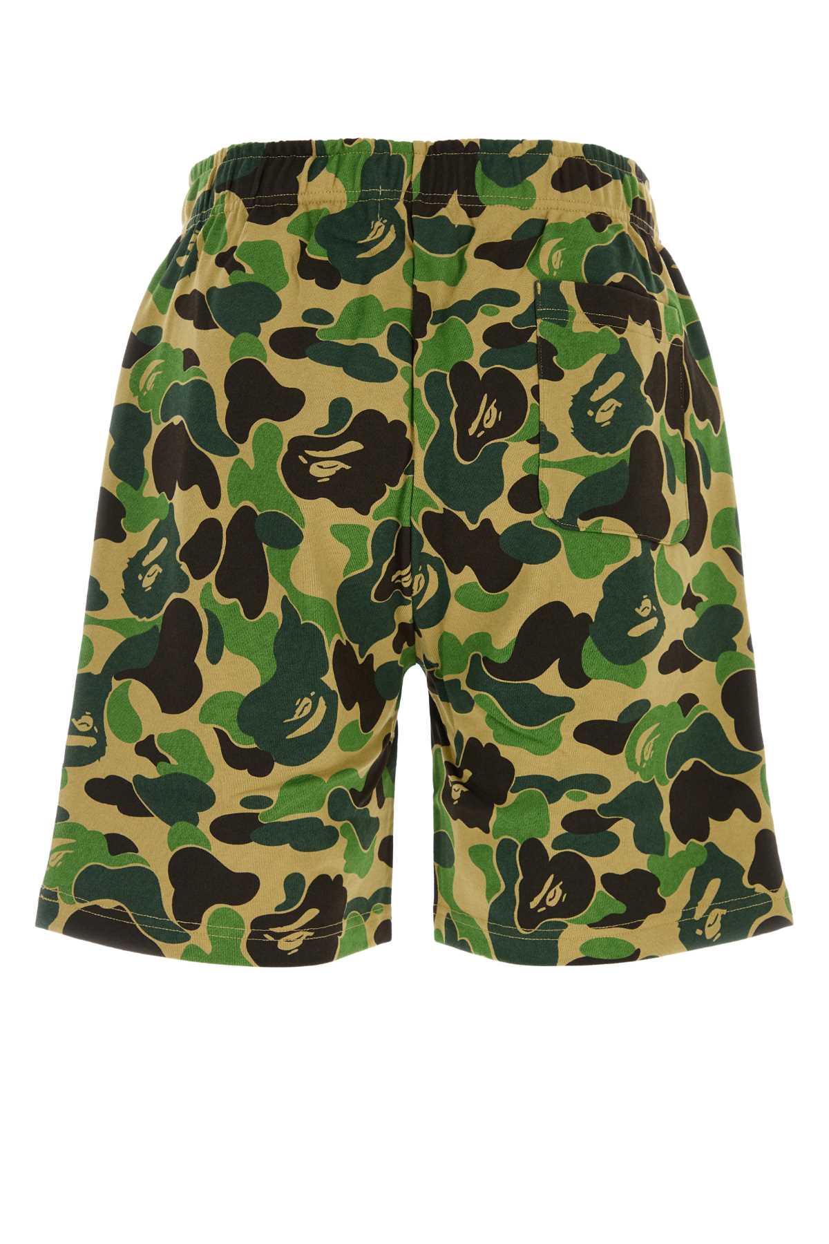 Bape Men Printed Cotton Abc Camo Shark Bermuda Shorts BAPE