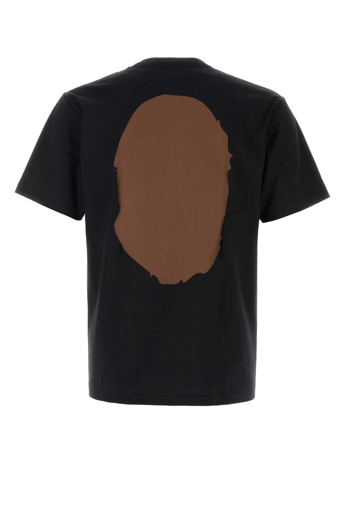 Bape Men Black Cotton Big Ape Head T-Shirt BAPE