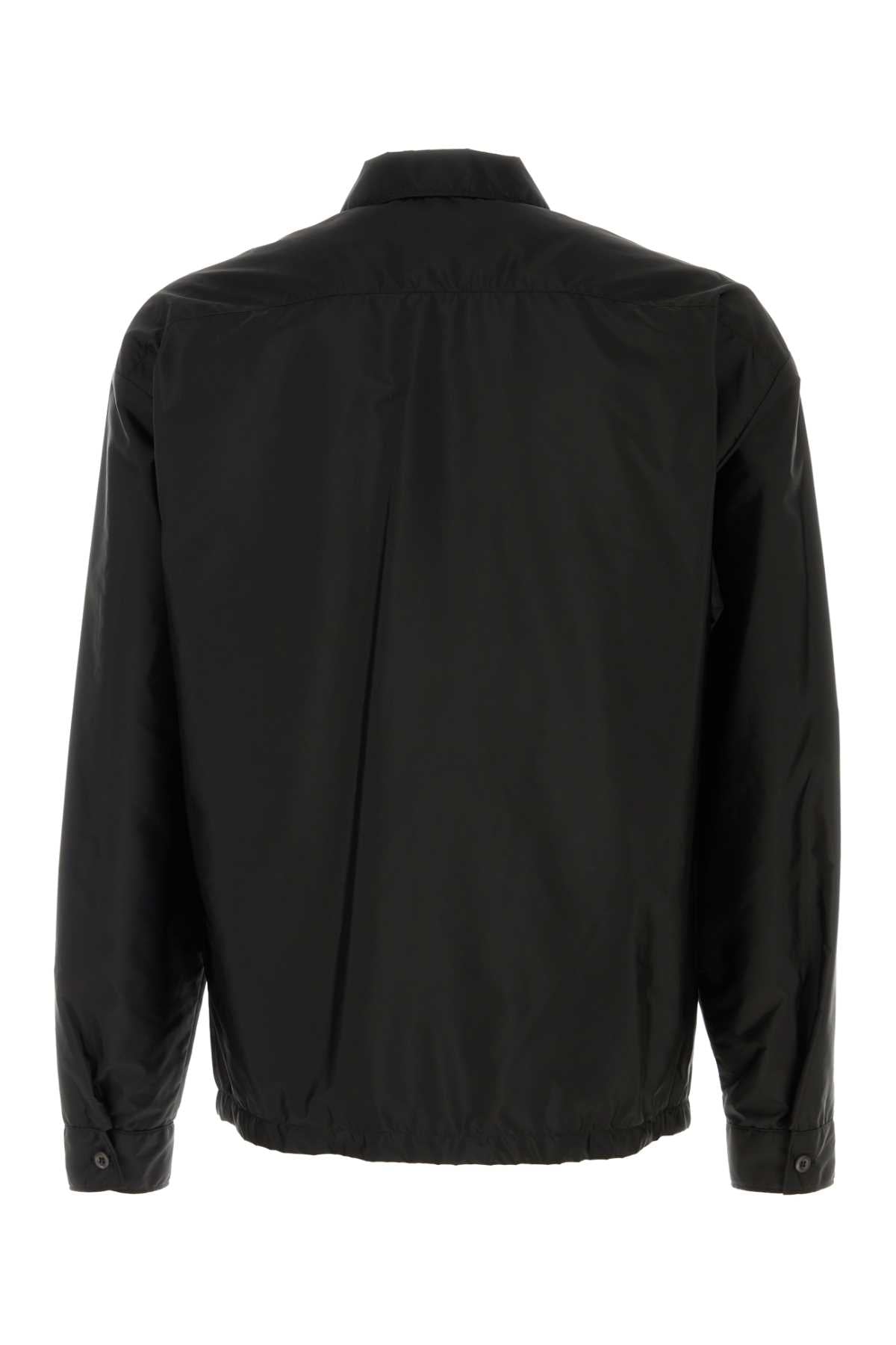 Prada Men Black Re-Nylon Shirt PRADA