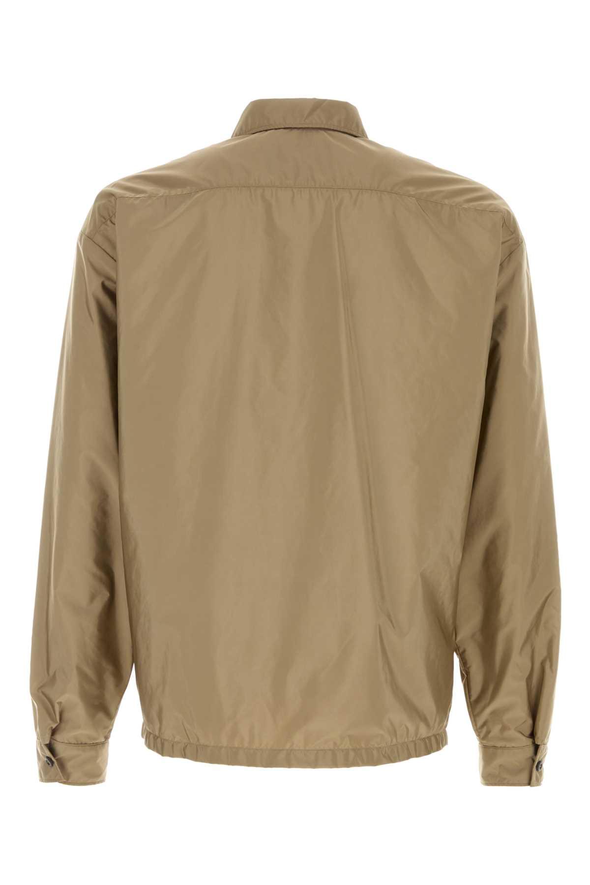 Prada Men Cappuccino Re-Nylon Shirt PRADA
