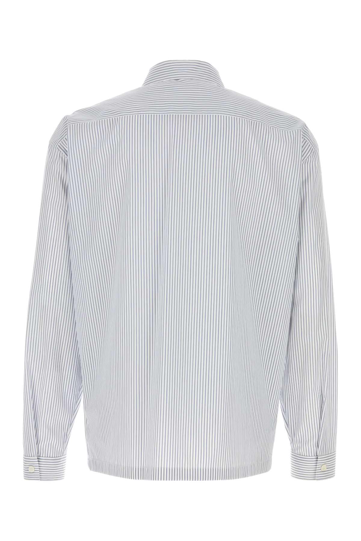 Prada Men Embroidered Poplin Shirt PRADA