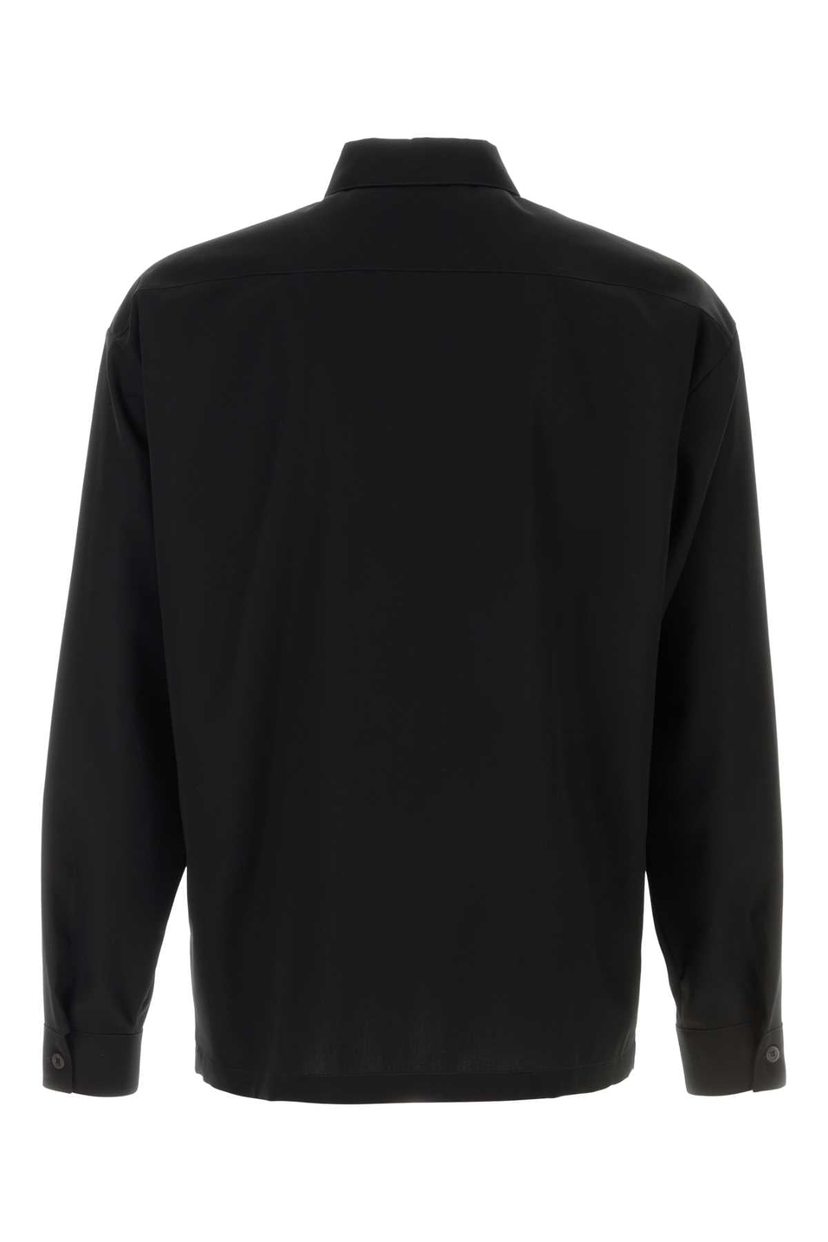 Prada Men Black Cotton Shirt PRADA