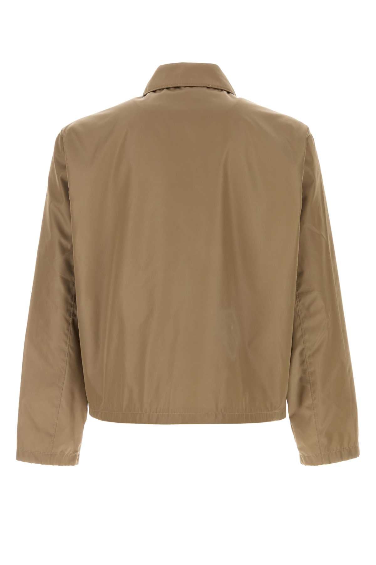 Prada Men Cappuccino Re-Nylon Jacket PRADA