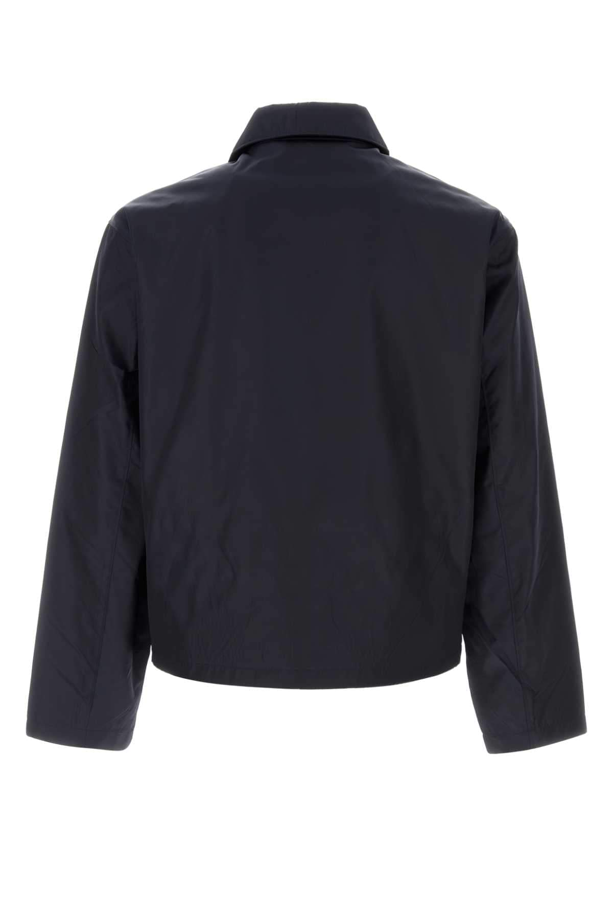 Prada Men Navy Blue Re-Nylon Jacket PRADA