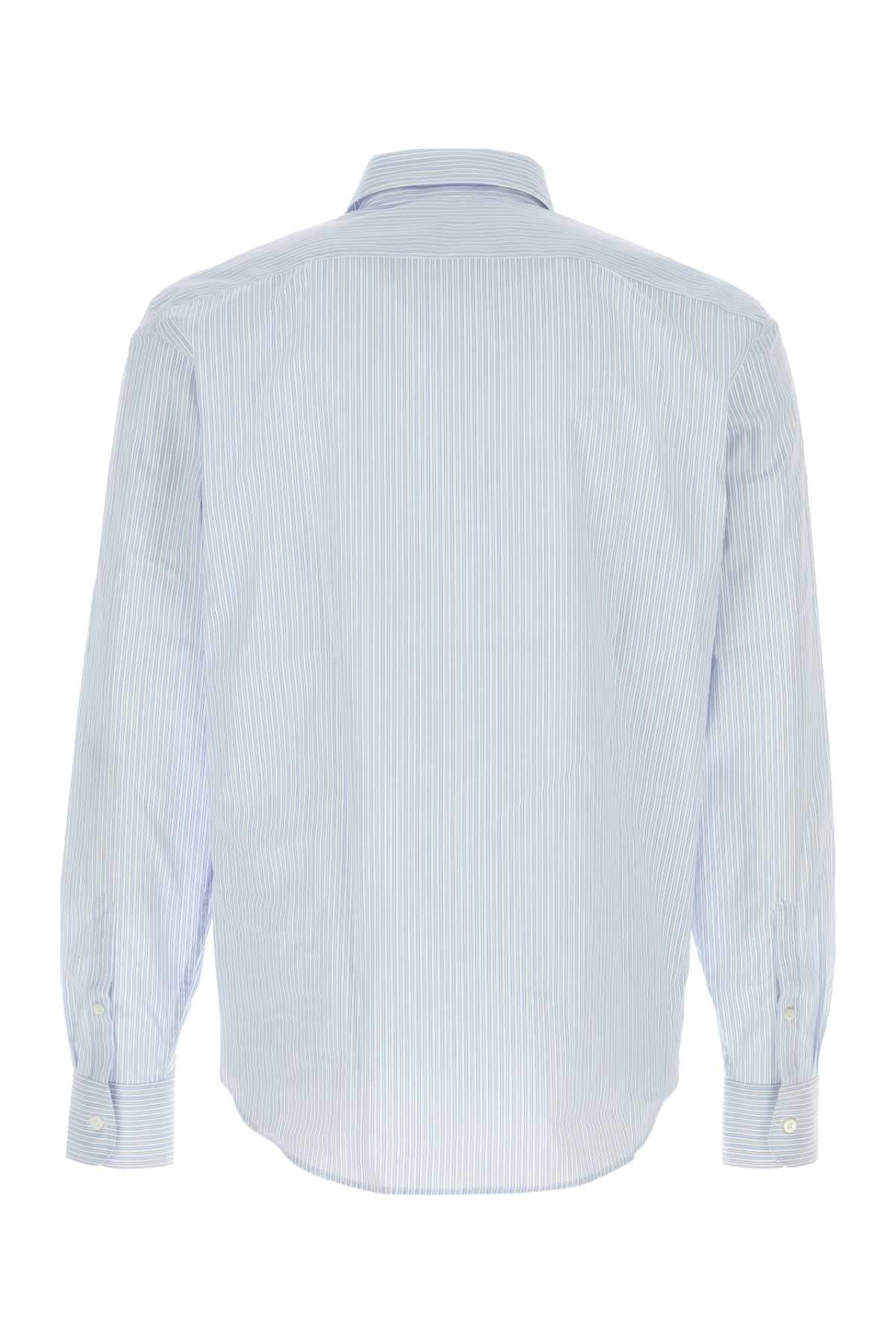Prada Men Embroidered Poplin Shirt PRADA