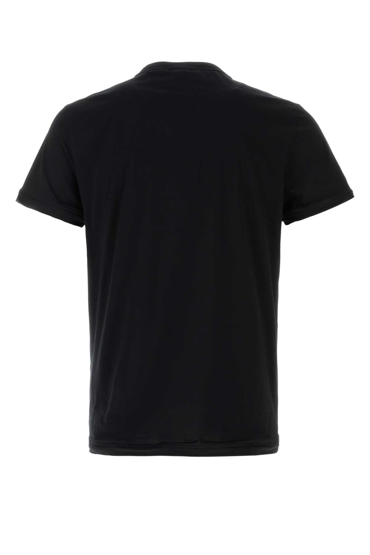 Prada Men Black Cotton T-Shirt PRADA