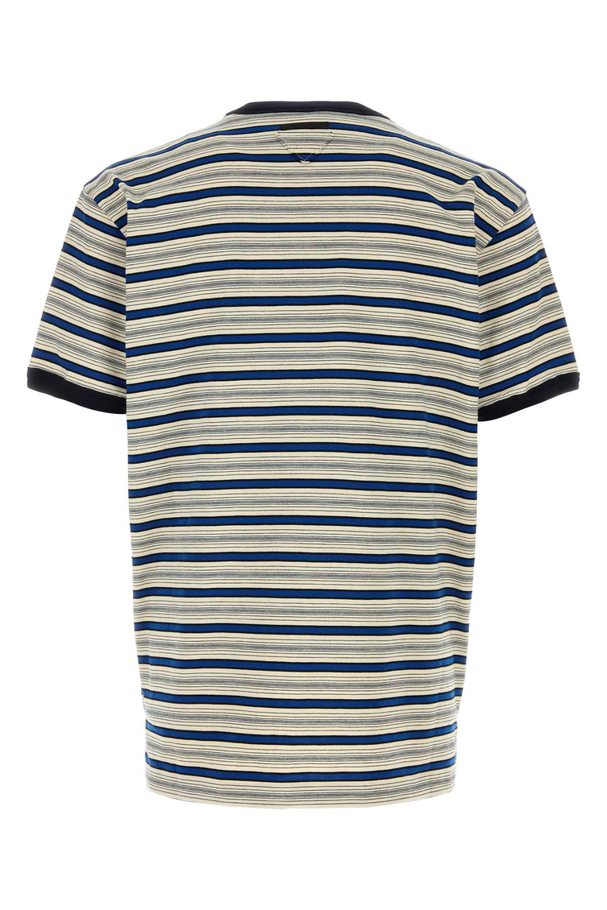 Prada Men Embroidered Cotton T-Shirt PRADA