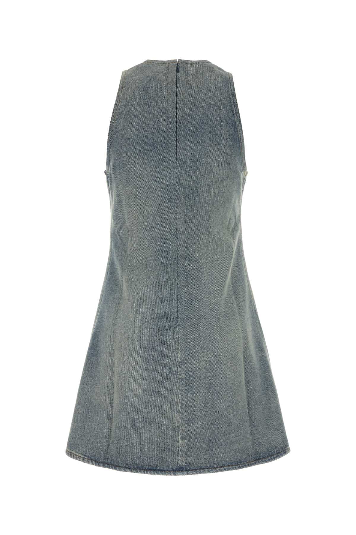 Courreges Women Denim Mini Dress COURREGES