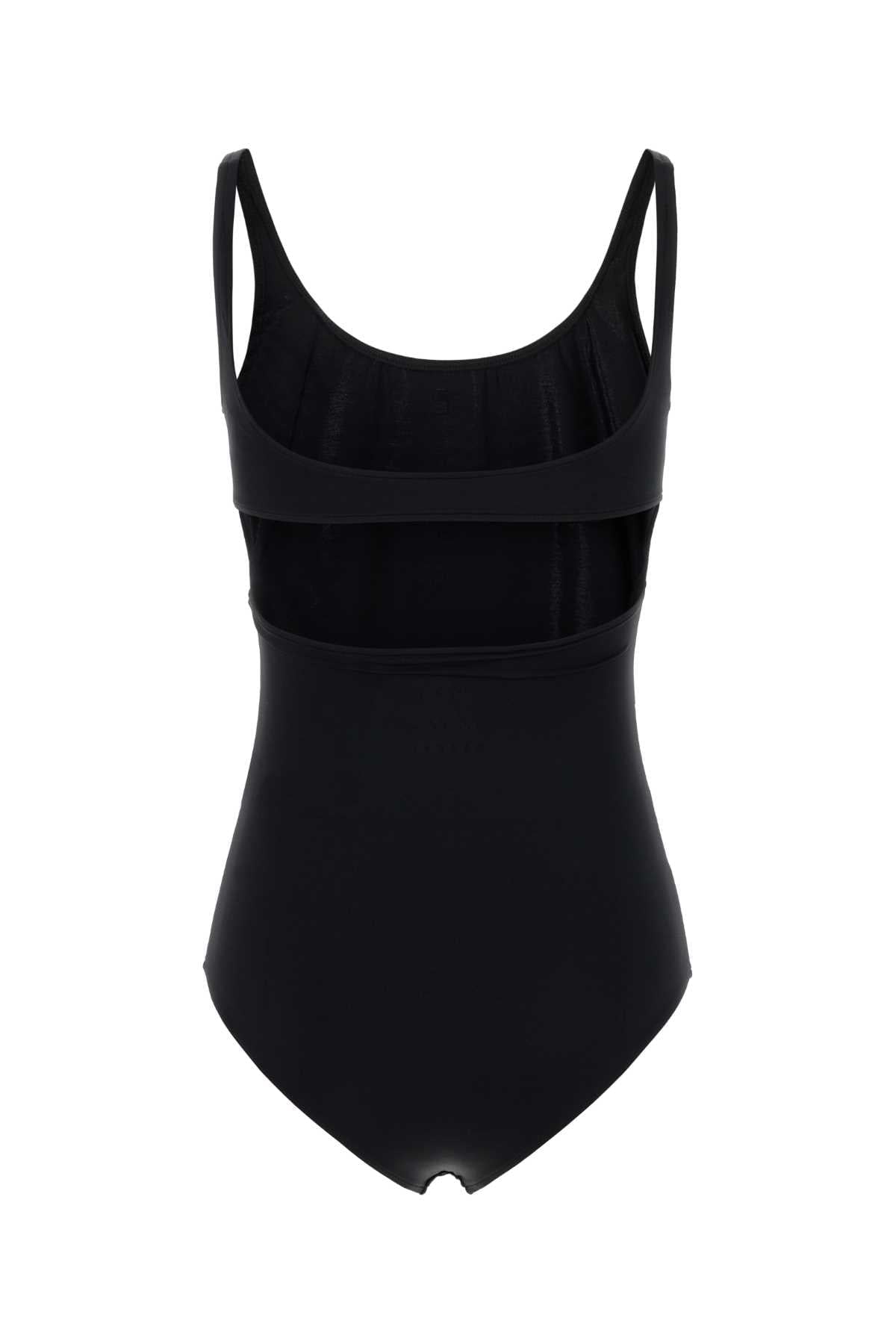 Courreges Women Black Stretch Nylon Swimsuit COURREGES