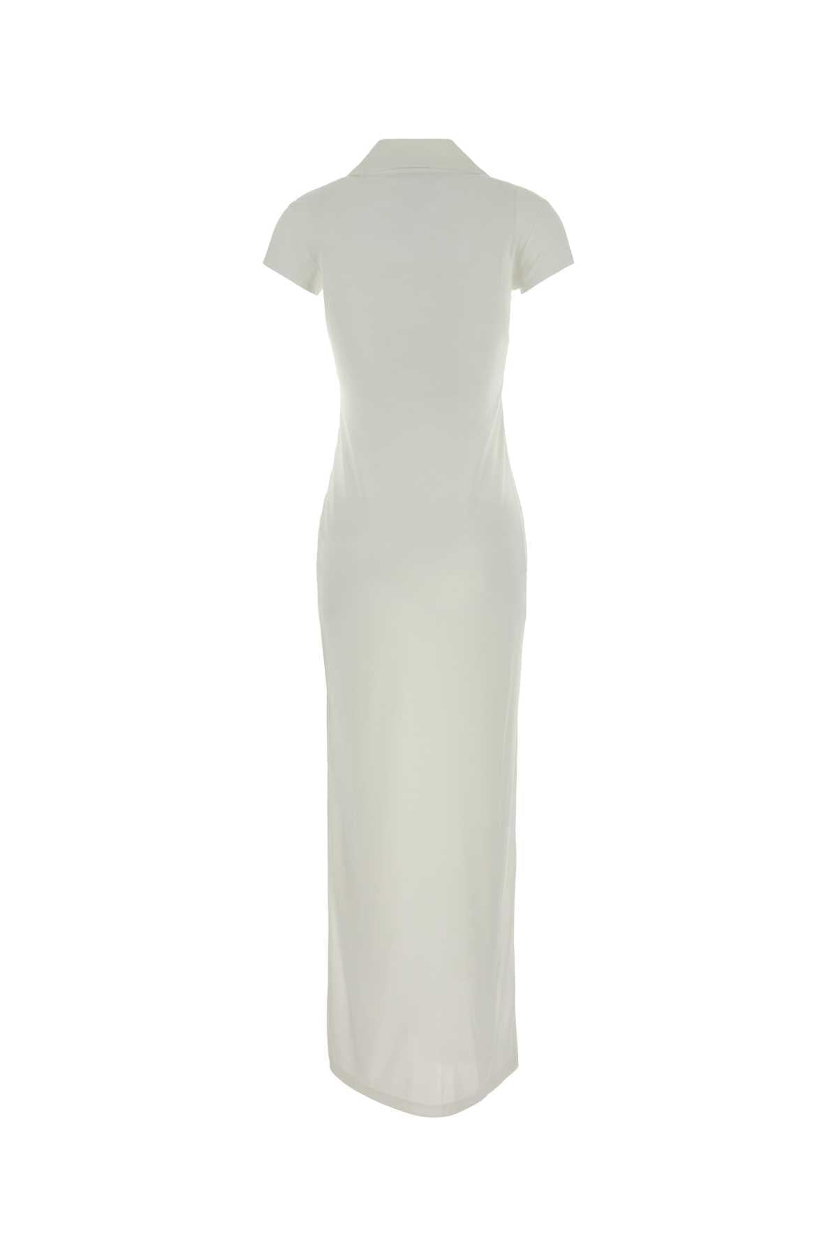 Courreges Women White Polyester Polo Dress COURREGES
