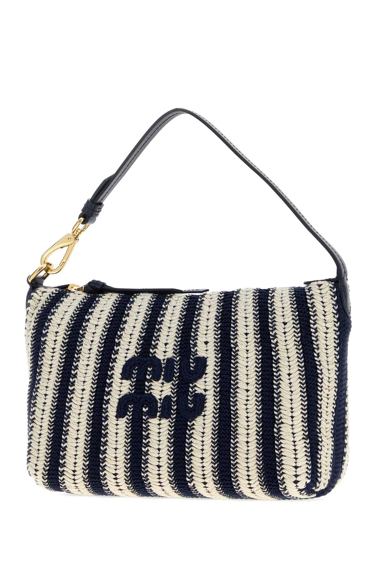 Miu Miu Women Embroidered Fabric Shoulder Bag MIU MIU